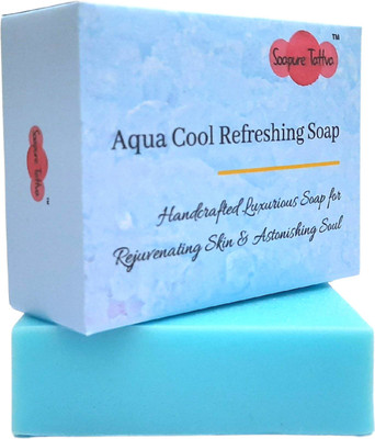 Soapure Tattva Aqua Cool & Mint Handmade Refreshing Soap with Goodness of Natural Mint (Pack of 1)(125 g)