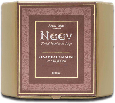 Neev Kesar Badam Handmade Soap - For A Royal Glow(100 g)