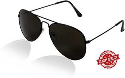 Dcmr Aviator Sunglasses(For Men & Women, Black)