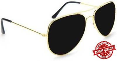 Reyda Aviator Sunglasses(For Men & Women, Black)