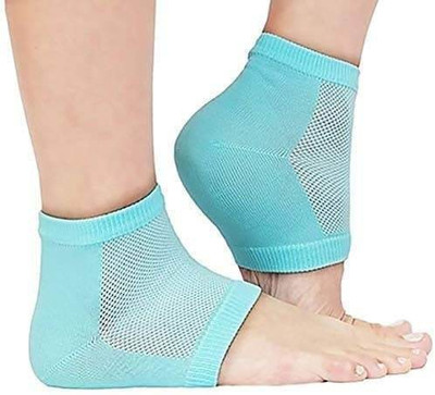 Ultivera Cotton Heel Relief Heel Support (Multicolor) Heel Support (Blue) (2 PIC) Heel Support