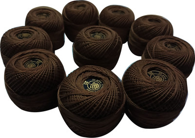 Abn Traders brown Thread(90 m Pack of10)