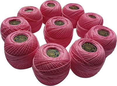 Abn Traders Baby Pink Thread(90 m Pack of10)