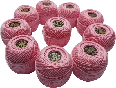 Abn Traders Light Pink Thread(90 m Pack of10)