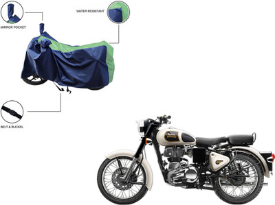 Pop Shade Two Wheeler Cover for Royal Enfield(Classic 350, Green)