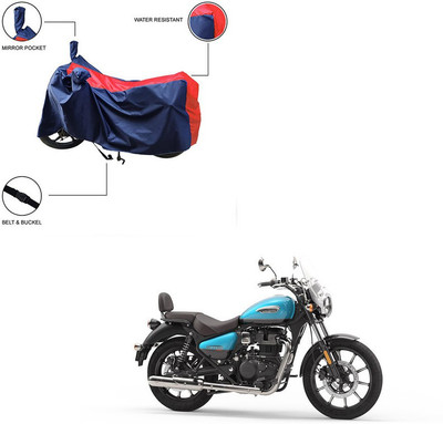 Pop Shade Two Wheeler Cover for Royal Enfield(Red)