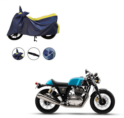 Trader's Stop Two Wheeler Cover for Royal Enfield(Continental GT 650, Yellow)