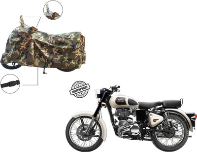 Pop Shade Waterproof Two Wheeler Cover for Royal Enfield(Classic 350, Multicolor)