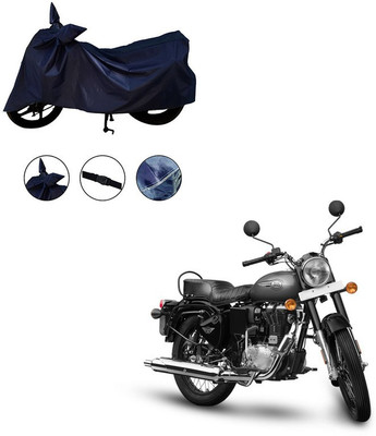 Trader's Stop Two Wheeler Cover for Royal Enfield(Bullet 350, Blue)