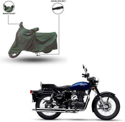 Home Ark Two Wheeler Cover for Royal Enfield(Green)