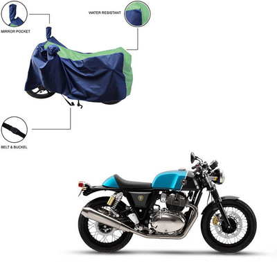 Trader's Stop Two Wheeler Cover for Royal Enfield(Continental GT 650, Green)