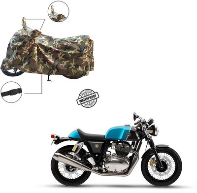 Trader's Stop Waterproof Two Wheeler Cover for Royal Enfield(Continental GT 650, Multicolor)