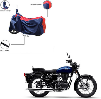 Home Ark Two Wheeler Cover for Royal Enfield(Red)