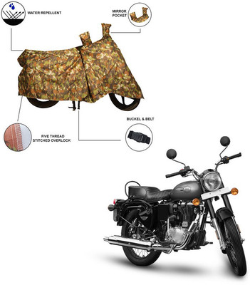 Home Ark Two Wheeler Cover for Royal Enfield(Bullet 350, Multicolor)