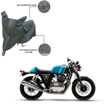 Trader's Stop Two Wheeler Cover for Royal Enfield(Continental GT 650, Grey)