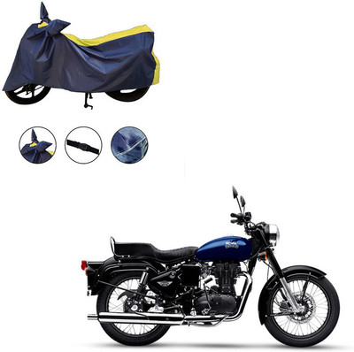 Home Ark Two Wheeler Cover for Royal Enfield(Yellow)