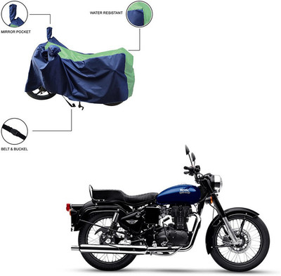 Home Ark Two Wheeler Cover for Royal Enfield(Green)