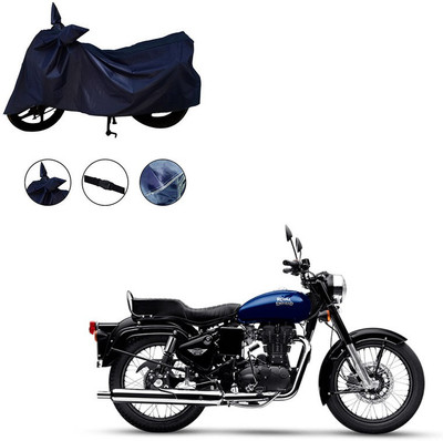Home Ark Two Wheeler Cover for Royal Enfield(Blue)
