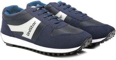 Unistar Boys & Girls Lace Running Shoes(Blue, 8.5-9 Years)