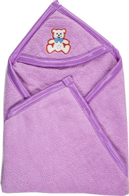 NAMAN Solid Single Hooded Baby Blanket for  Mild Winter(Polyester, MOVE)
