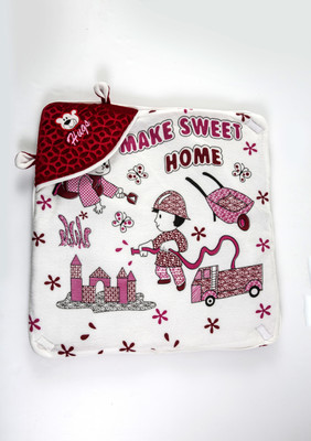 BABY ZONE Printed Single AC Blanket for  AC Room(Polyester, Maroon)