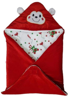 BABY ZONE Printed Single AC Blanket for  AC Room(Microfiber, Red)