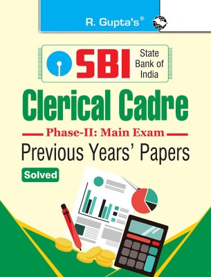 SBI – Clerical Cadre: Previous Years' Papers (Solved) (Phase-II: Main Exam)(English, Paperback, RPH Editorial Board)
