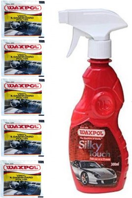 waxpol Liquid Car Polish for Exterior, Dashboard, Metal Parts(350 ml)