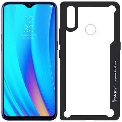 Highderabad Tech Back Cover for Realme 3 Pro(Black, Transparent, Hard Case, Pack of: 1)