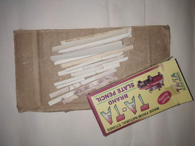 juturus Ta-Ta Thin Slate Pencils 400g Writing writing(40 Sticks)
