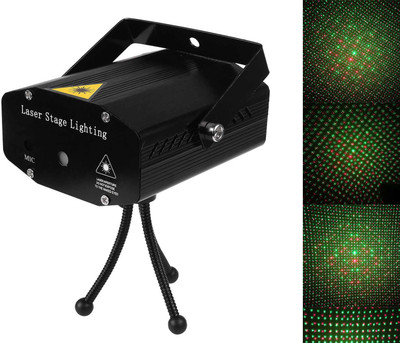 TECHGEAR LED Laser Projector Mini Stage Light Christmas Disco Party Club DJ Diwali AND Christmas Shower Laser Light(Ball Diameter: 10 cm)