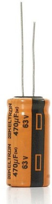jivith KELTRON 470 uF/63 V Radial Electrolytic Capacitor pack of 10 units Electronic Components Electronic Hobby Kit