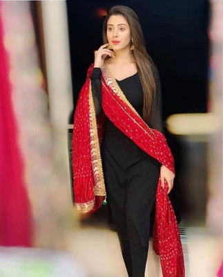 pentamoon Women Kurti Pant Dupatta Set