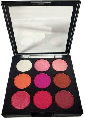 tanvi27 9 shimmer and glitter eyeshadow palette 12 g(MULTI COLOR)
