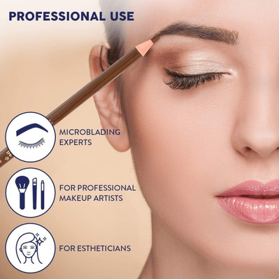 THTC Highly Pigmented & Smudge proof eyebrow Definer Pencil 4 g(BROWN, BLACK)