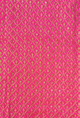 Shantuba Textile Silk Blend Embroidered, Embellished Blouse Material