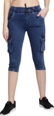 S-Blue's Women Blue Capri