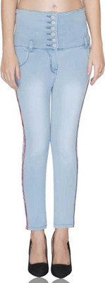CKUSH Slim Women Light Blue Jeans