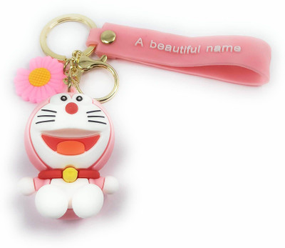 Auspice Doremon Figure with Strap A Beautiful Rubber Key Chain