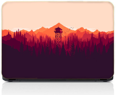gray wall Landscape Vinyl Laptop Skin Compatible for 13.3 inch(Theme: Nature)