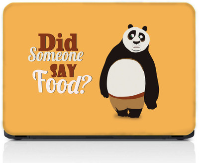 gray wall Food Panda Vinyl Laptop Skin Compatible for 13.3 inch(Theme: Nature)