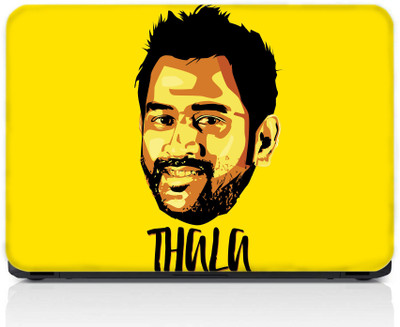 gray wall Dhoni Thala Vinyl Laptop Skin Compatible for 13.3 inch(Theme: Nature)