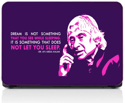 gray wall Kalam Vinyl Laptop Skin Compatible for 13.3 inch(Theme: Nature)