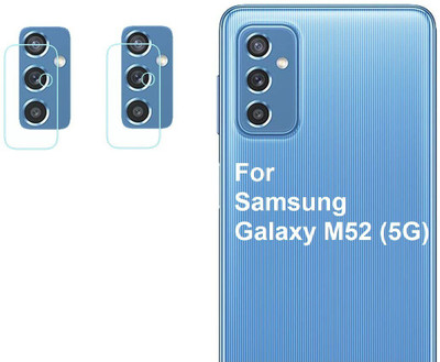 ISAAK Back Camera Lens Glass Protector for Samsung Galaxy M52 5G(Pack of: 2)
