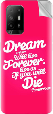 Snooky Oppo F19 Pro Plus 5G Mobile Skin(Pink)