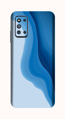 Toppings Samsung Galaxy F52 5G Mobile Skin(Blue)
