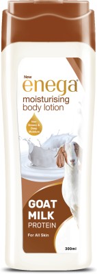 enega Moisturising Body Lotion-Goat Milk Protein (Non Greasy & Deep Moisture) for All Skin(300 ml)