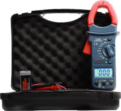VAR TECH Digital V2001 CLAMP Meter V 2001 3½ Digits, 20/200 / 1000 A AC,1000 V DC / 750 V AC Digital Multimeter(Red, Blue 2000 Counts)