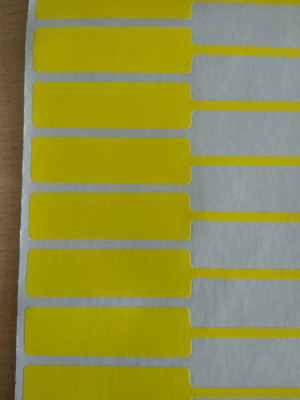 Solitaire 92X15(52 Print - Yellow) Self Adhesive Paper Label(Yellow)