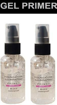 BTNT Professional liquid transparent base primer Pack of 2  Primer  - 35 ml(Transparent)